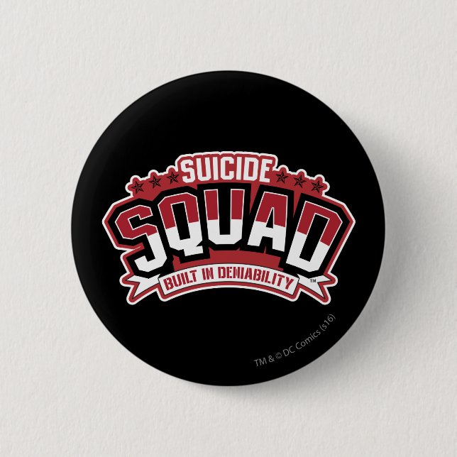 Suicide Squad | Byggt i ansvarsskyldighet Knapp (Framsida)