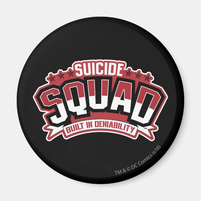 Suicide Squad | Byggt i ansvarsskyldighet Magnet (Framsidan)