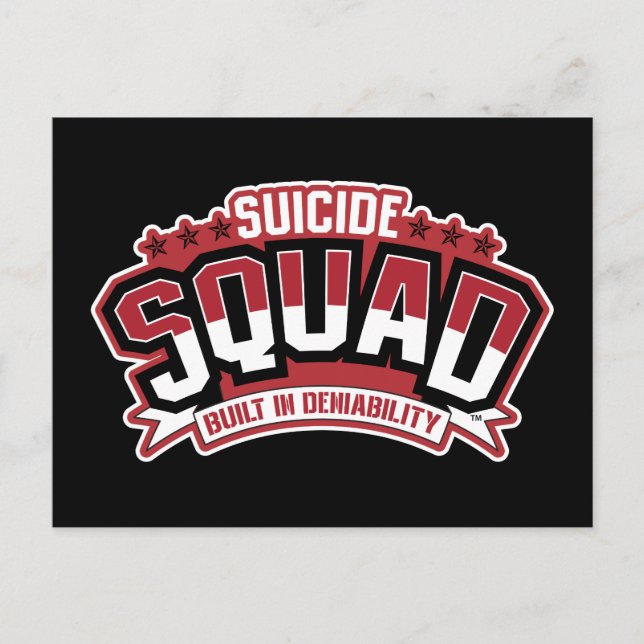 Suicide Squad | Byggt i ansvarsskyldighet Vykort (Framsida)