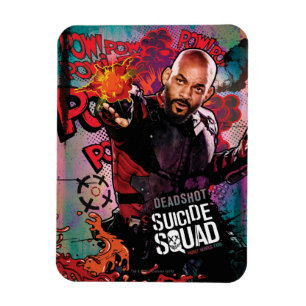 Suicide Squad   Deadshot Character Graffiti Magnet