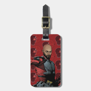 Suicide Squad Deadshot Tecknad Bok Art Bagagebricka
