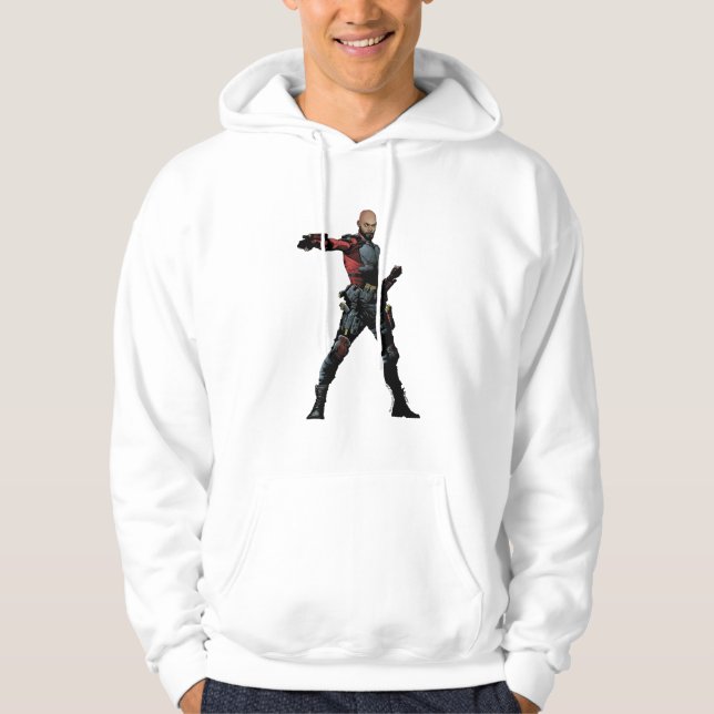 Suicide Squad | Deadshot Tecknad Bok Art Hoodie (Framsida)