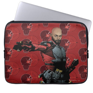 Suicide Squad Deadshot Tecknad Bok Art Laptop Fodral