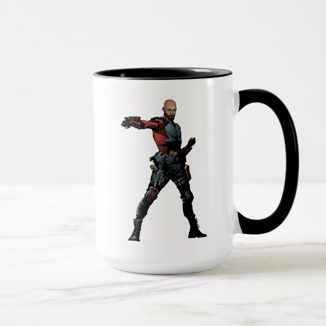 Suicide Squad | Deadshot Tecknad Bok Art Mugg (Höger)