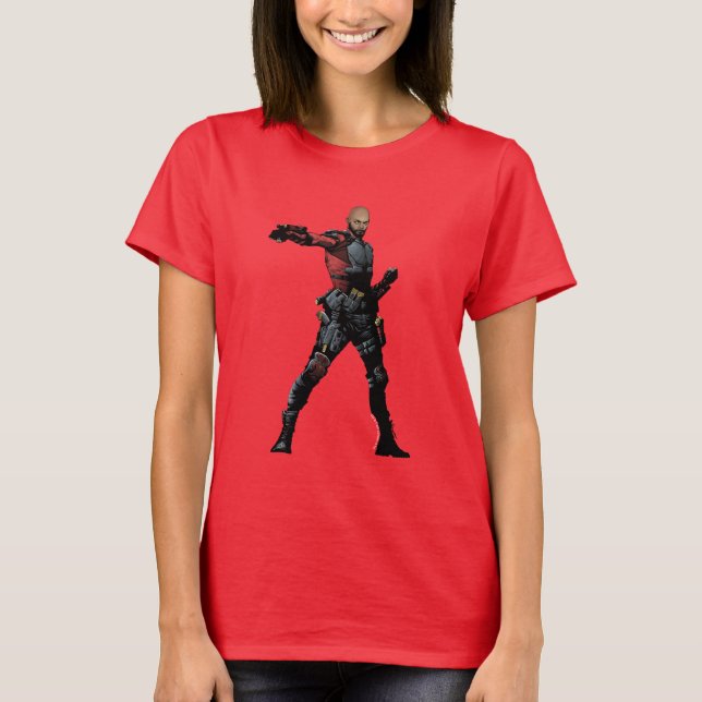 Suicide Squad | Deadshot Tecknad Bok Art Tee (Framsida)