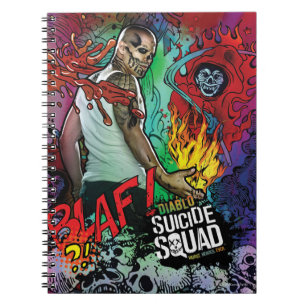 Suicide Squad Diablo Character Graffiti Anteckningsbok