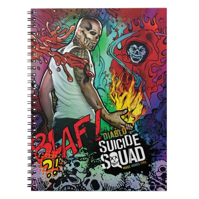 Suicide Squad | Diablo Character Graffiti Anteckningsbok (Framsidan)
