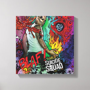 Suicide Squad Diablo Character Graffiti Canvastryck