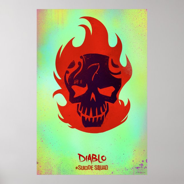 Suicide Squad | Diablo Head Icon Poster (Framsidan)