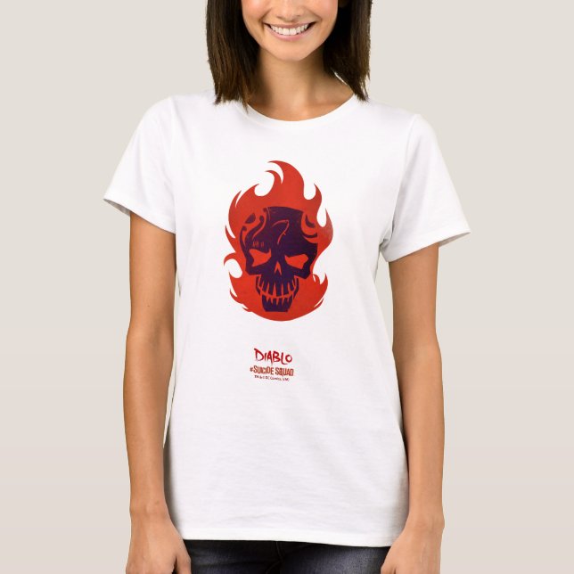 Suicide Squad | Diablo Head Icon T-shirt (Framsida)