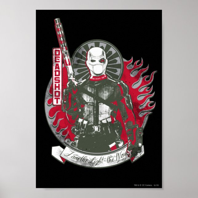 Suicide Squad | Dödsbild "Jag är ljus" Poster (Framsidan)