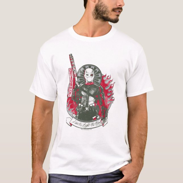 Suicide Squad | Dödsbild "Jag är ljus" Tee Shirt (Framsida)