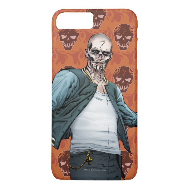 Suicide Squad | El Diablo Tecknad Bok Art Case-Mate iPhone Skal (Baksida)