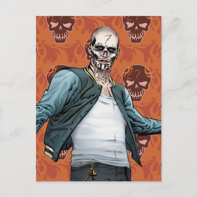 Suicide Squad | El Diablo Tecknad Bok Art Vykort (Framsida)