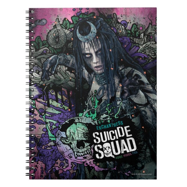 Suicide Squad | Enchantress Character Graffiti Anteckningsbok (Framsidan)
