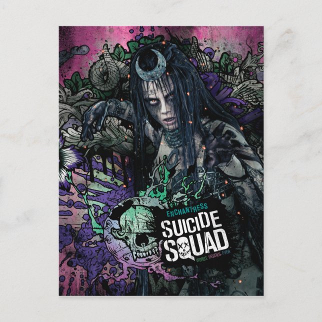 Suicide Squad | Enchantress Character Graffiti Vykort (Framsida)