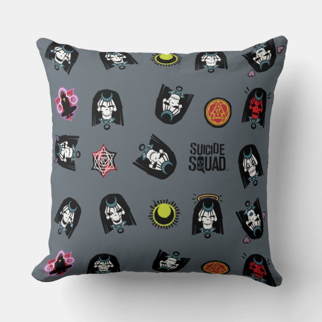 Suicide Squad | Enchantress Emoji Mönster Kudde (Framsida)