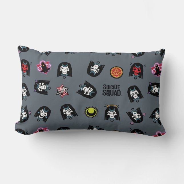 Suicide Squad | Enchantress Emoji Mönster Lumbarkudde (Framsida)