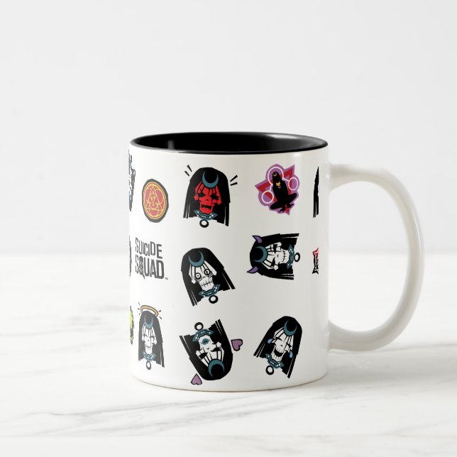 Suicide Squad | Enchantress Emoji Mönster Två-Tonad Mugg (Höger)