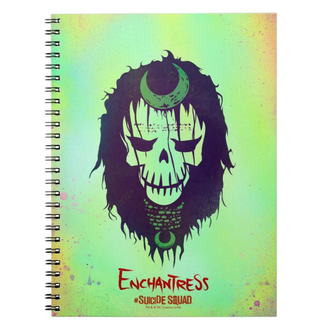 Suicide Squad | Enchantress Head Icon Anteckningsbok (Framsidan)