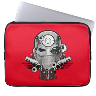 Suicide Squad   Färdmätare och vapen Tattoo Art Laptop Fodral