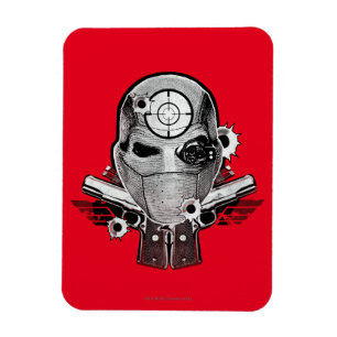 Suicide Squad Färdmätare och vapen Tattoo Art Magnet
