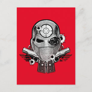 Suicide Squad Färdmätare och vapen Tattoo Art Vykort