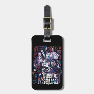 Suicide Squad Foto för aktivitetsgrupp X-typogra Bagagebricka