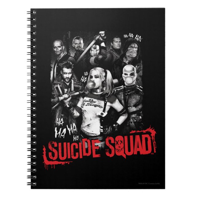 Suicide Squad | Foto för grupp av växling Anteckningsbok Med Spiral (Framsidan)