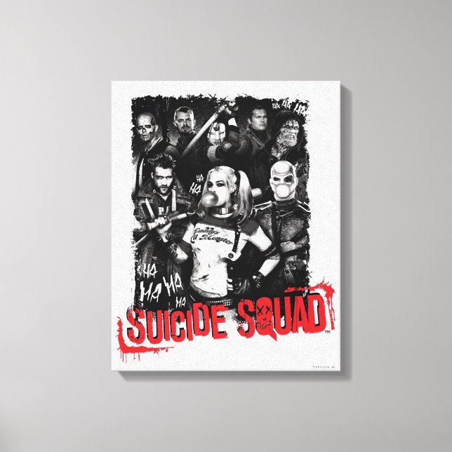 Suicide Squad | Foto för grupp av växling Canvastryck (Framsida)