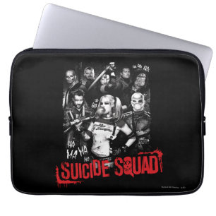 Suicide Squad   Foto för grupp av växling Laptop Fodral