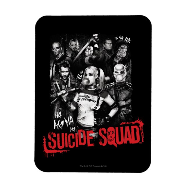 Suicide Squad | Foto för grupp av växling Magnet (Vertikal)