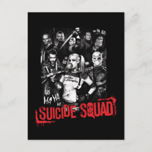 Suicide Squad Foto för grupp av växling Vykort