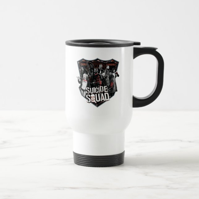 Suicide Squad | Foto för gruppbrickor Resemugg (Höger)
