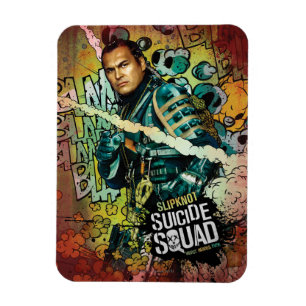 Suicide Squad Graffiti med glidtecken Magnet