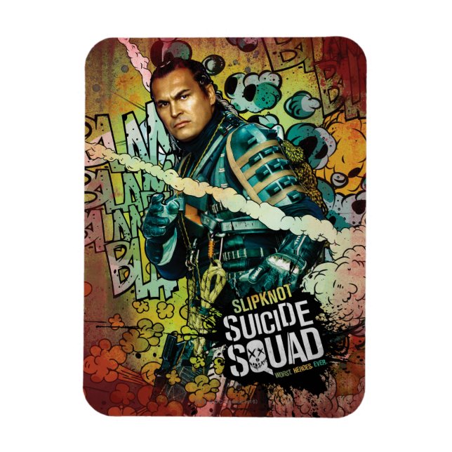 Suicide Squad | Graffiti med glidtecken Magnet (Vertikal)