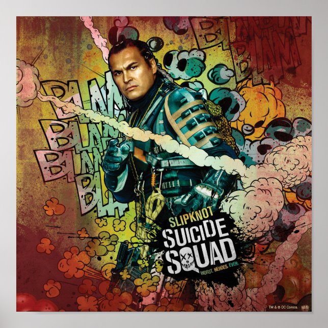Suicide Squad | Graffiti med glidtecken Poster (Framsidan)