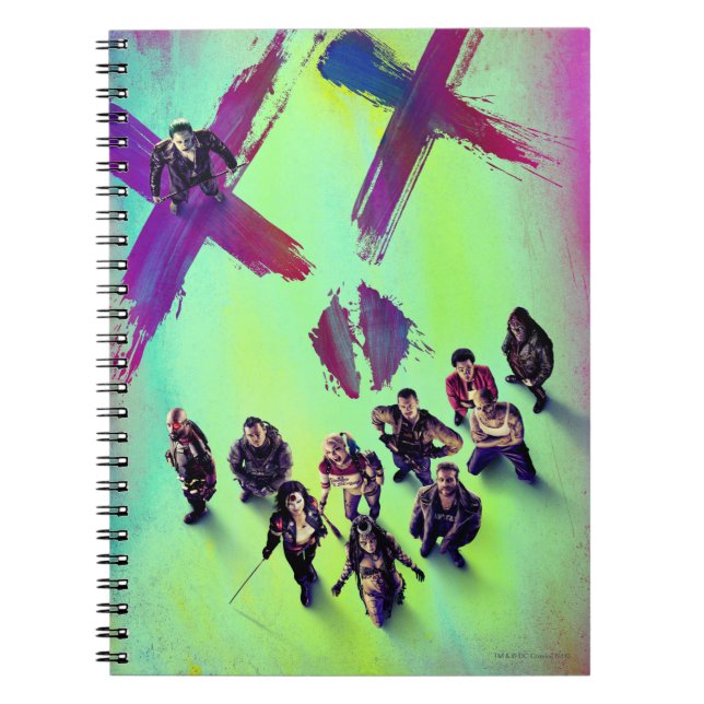 Suicide Squad | Gruppera Poster Anteckningsbok Med Spiral (Framsidan)