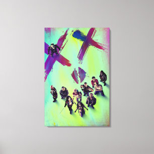 Suicide Squad Gruppera Poster Canvastryck
