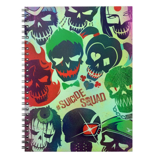 Suicide Squad | Grupptillval Anteckningsbok (Framsidan)