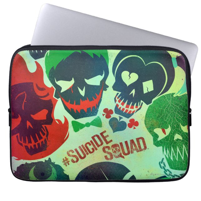 Suicide Squad | Grupptillval Laptop Sleeve (Framsidan)
