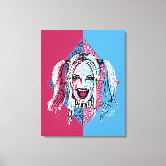 Suicide Squad | Harley Laugh Canvastryck (Framsida)