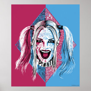 Suicide Squad Harley Laugh Poster