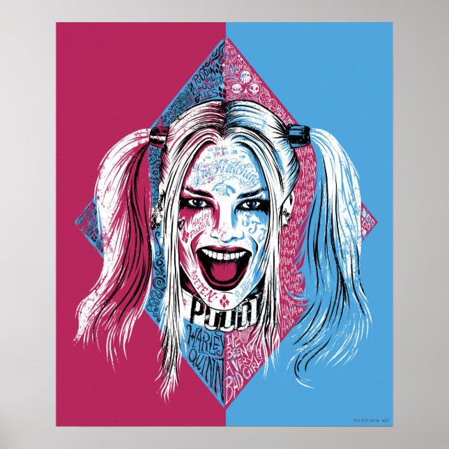Suicide Squad | Harley Laugh Poster (Framsidan)