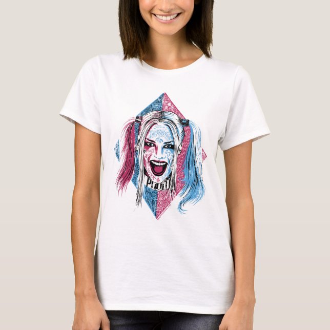 Suicide Squad | Harley Laugh T-shirt (Framsida)