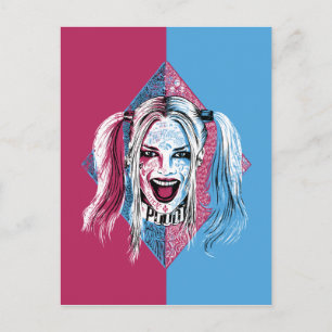 Suicide Squad Harley Laugh Vykort