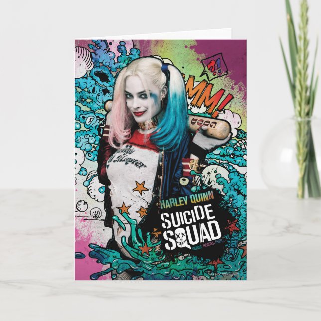 Suicide Squad | Harley Quinn Character Graffiti Kort (Framsida)