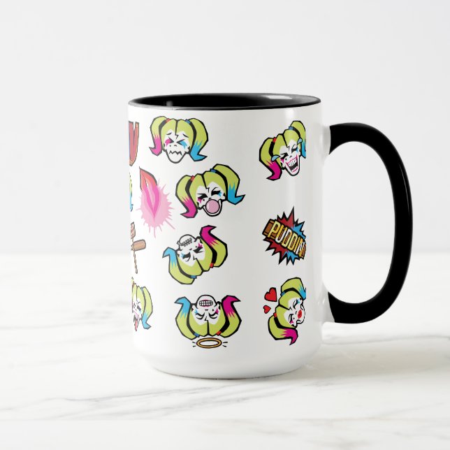 Suicide Squad | Harley Quinn Emoji Mönster Mugg (Höger)