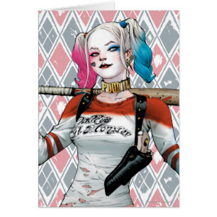 Suicide Squad Harley Quinn Hälsningskort