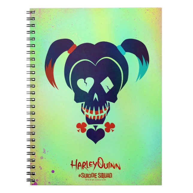 Suicide Squad | Harley Quinn Head Icon Anteckningsbok (Framsidan)